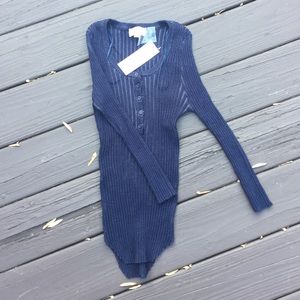 Tops - Super stretch button-up sweater Tops - Super stretch button-up sweater