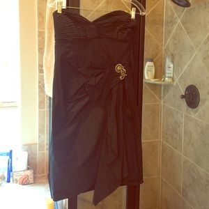 Short black formal BCBG dress