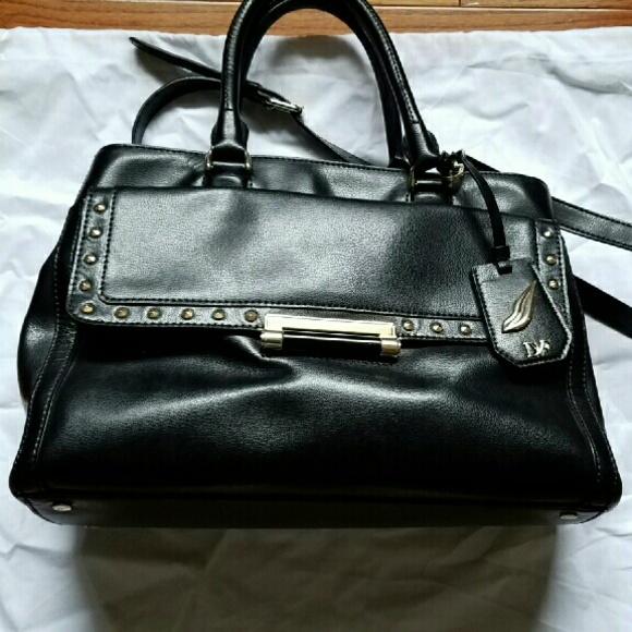 Diane von Furstenberg Handbags - Diane Von Furstenburg studded black leather tote