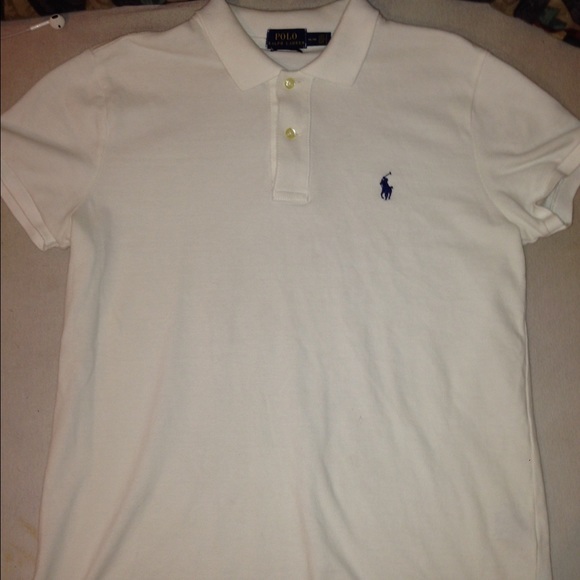 White RL polo shirt