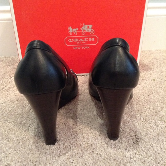 Coach - black wedges - Picture 4 of 4