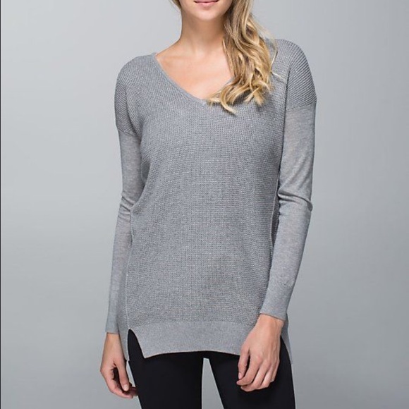 lululemon athletica Sweaters - Lululemon long knit sweater