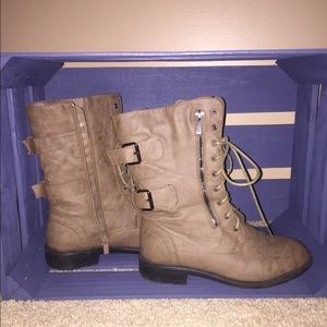 Top Moda light brown boots size 7.5