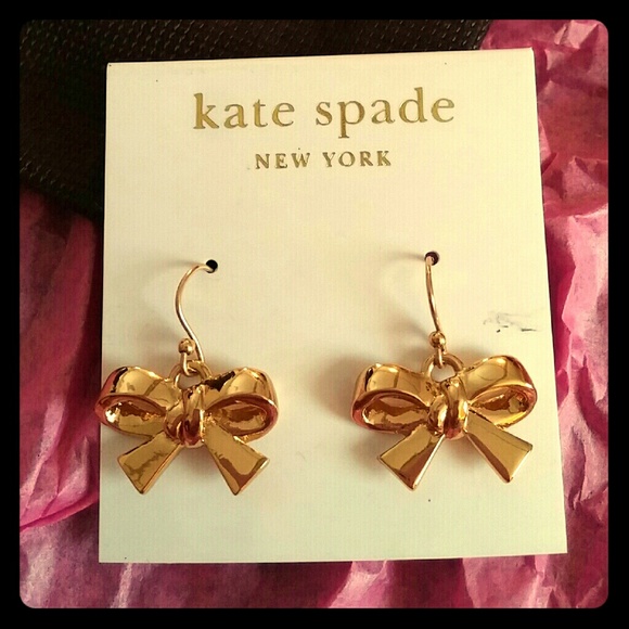 🆕FINAL REDUCTION~Auth Kate Spade Bow Earrings