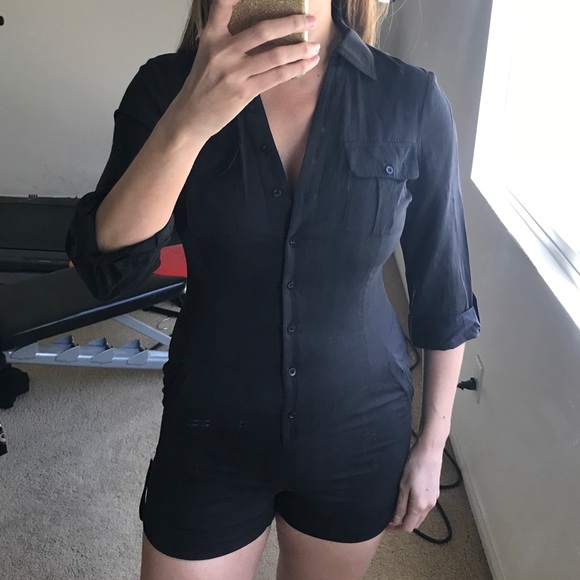 Sale!Bebe black romper