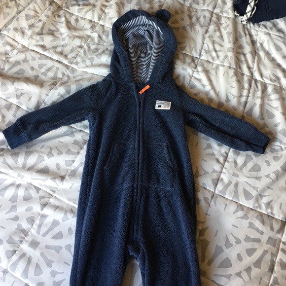 Boys fleece onesie