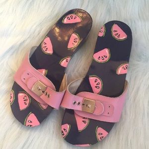 Dr Scholls Hand Painted Watermelon Sandals