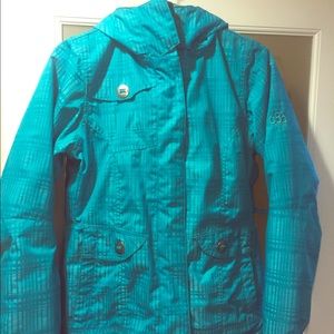 Teal 686 snowboarding jacket