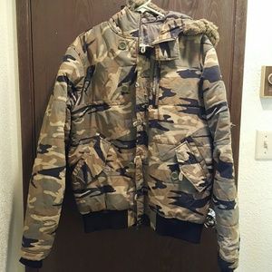 Heavy duty camouflage coat
