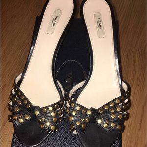 Authentic Prada kitten heels!