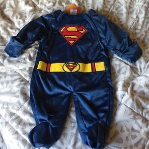 Baby boy super man body suit