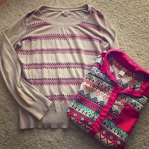 Mossimo long sleeve No Boundaries top large