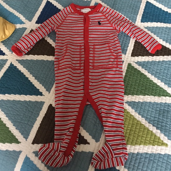 Ralph Lauren 9 mo footed one piece