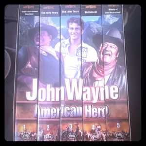 John wayne video tape collection