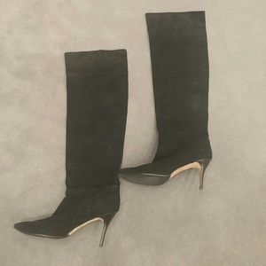 Manolo Blahnik Suede Boots