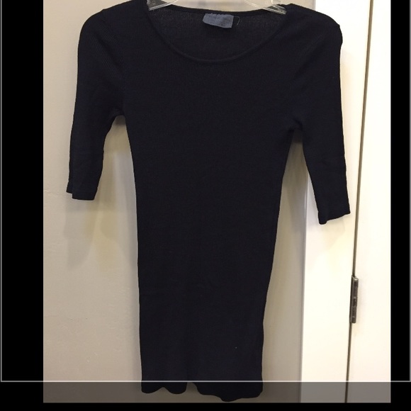 Michael stars 3/4 crew neck tee