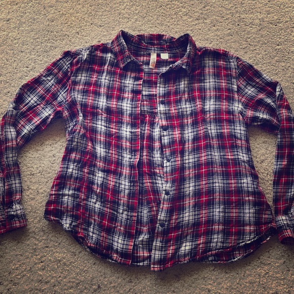 Route 66 plaid long sleeve