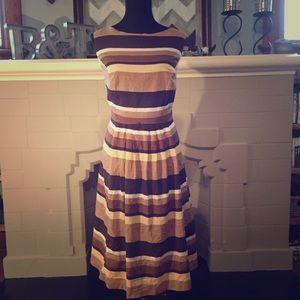 Striped A-Line plus size dress!