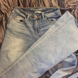 X-LONG Lightwash American Eagle Flare Jeans