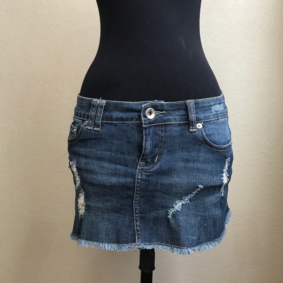 Jean Mini Skirt