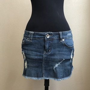 Jean Mini Skirt