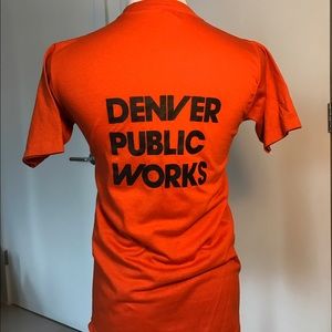"Denver Public Works" vintage tee