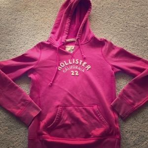 Pink Holister hoodie