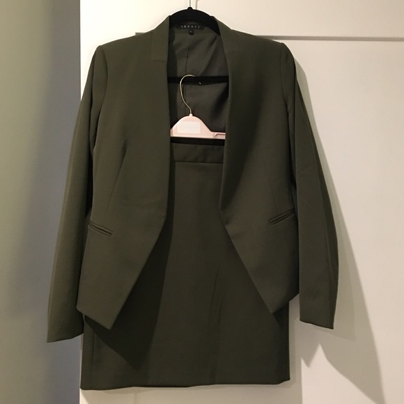 Theory Blazer/Matching Skirt