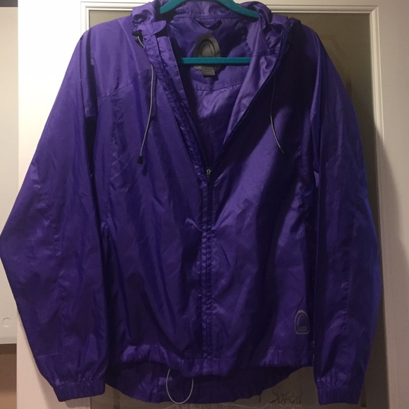 Sierra Designs purple raincoat