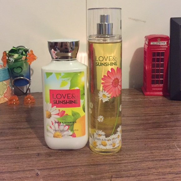 Love and Sunshine perfume and lotion