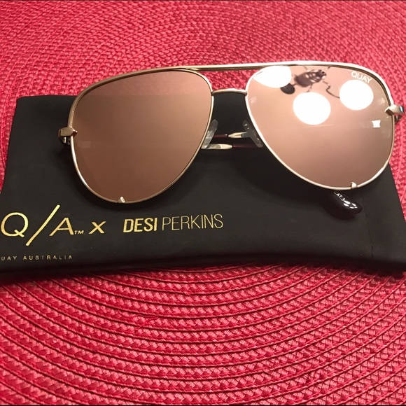 Quay High Key x Desi Perkins in Gold