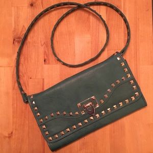 Studded crossbody clutch! Brand new & never used!