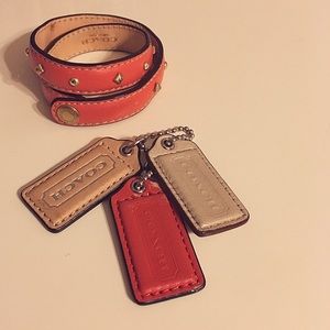 Coach bracelet and keychain