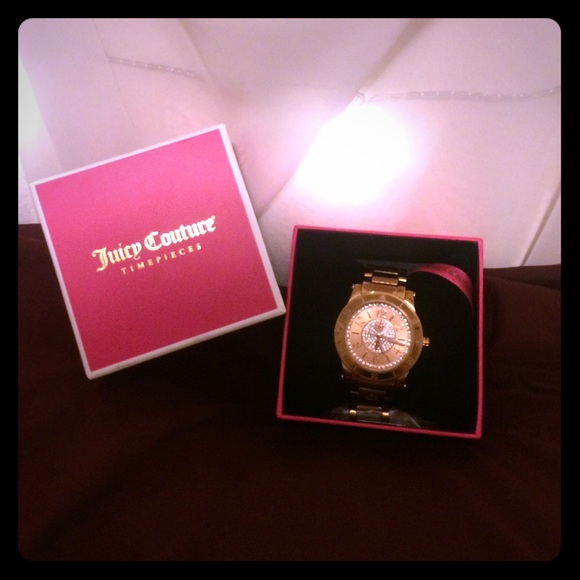 Rose gold Juicy Couture watch