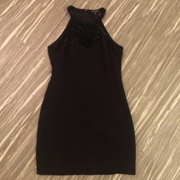 Black beaded dress