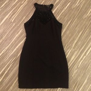 Black beaded dress