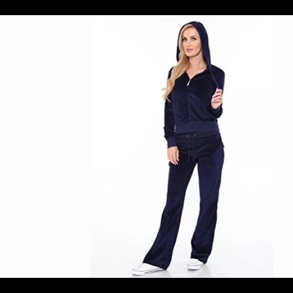 Price is for both setsVelour Hoodie2PC Set Medium - Picture 4 of 4