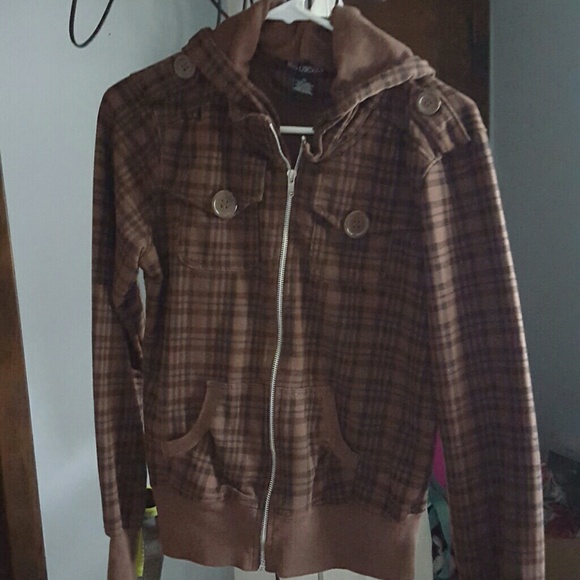 Brown hoodie