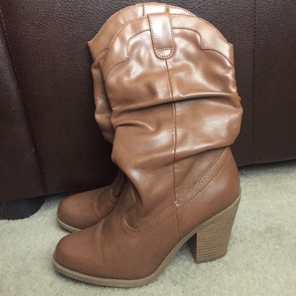 Slouchy "Cowgirl" Boots