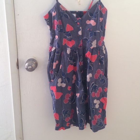 Polka dot fruit dress