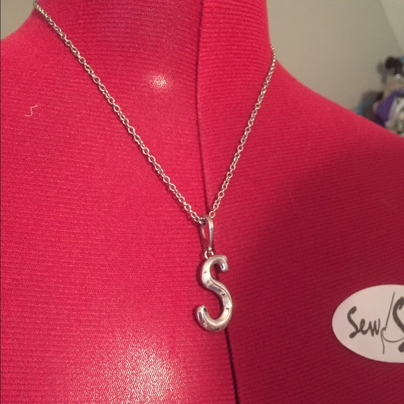 "S" initial Necklace
