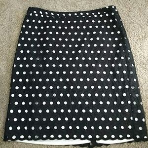 LOFT Skirt With Cut Outs