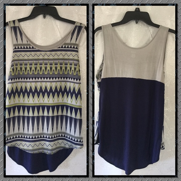 a.n.a Tops - Geometri Design Tank a.n.a Tops - Geometri Design Tank