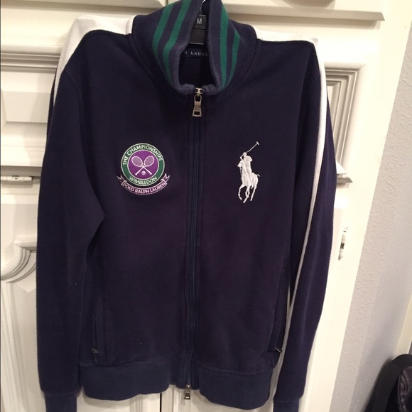 Ralph Lauren navy Wimbledon sweater