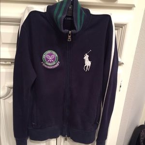 Ralph Lauren navy Wimbledon sweater