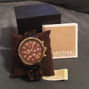Michael Kors Tortoise Band Women's Watch