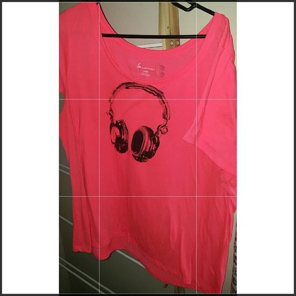Neon Orange Graphic Tee