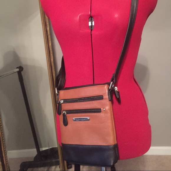 Faux Leather Cross Body Bag