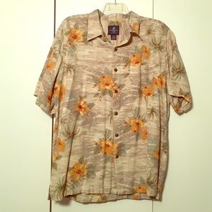 Men's Floral Print Shirt