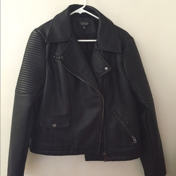 Faux leather jacket